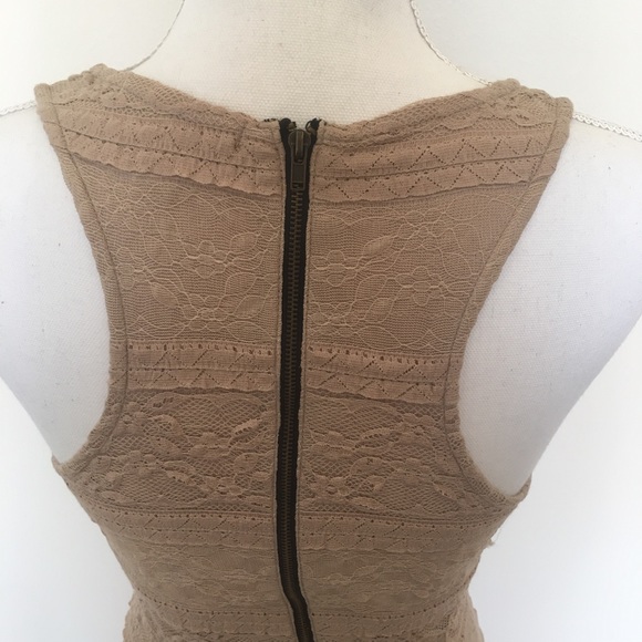 Twenty One Tan Lace Tank Stretch Dress - Picture 7 of 8